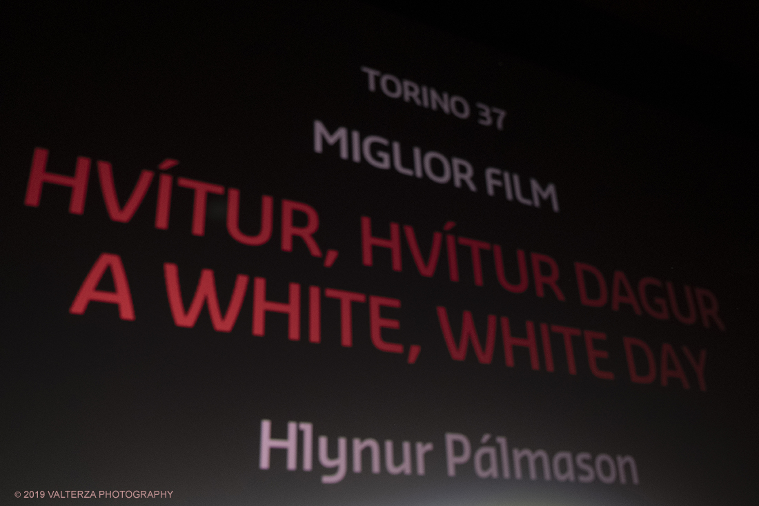 _DSF7866.jpg - 30/11/2019. Torino. A trionfare come Miglior film Ã¨ lâ€™islandese A White, White Day (HvÃ­tur, hvÃ­tur dagur) di Hlynur PÃ¡lmason.