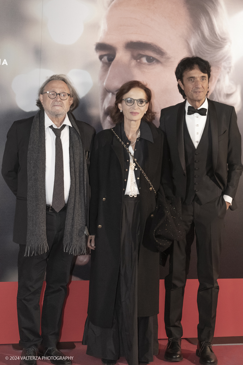 _DSF3663.jpg - Turin Italy -   The 42nd Torino Film Festival 2024  Opening Ceremony on November 22, 2024.  Into the picture Giovanni Spagnoletti, Margaret Mazzantini and Director of TFF Giulio Base