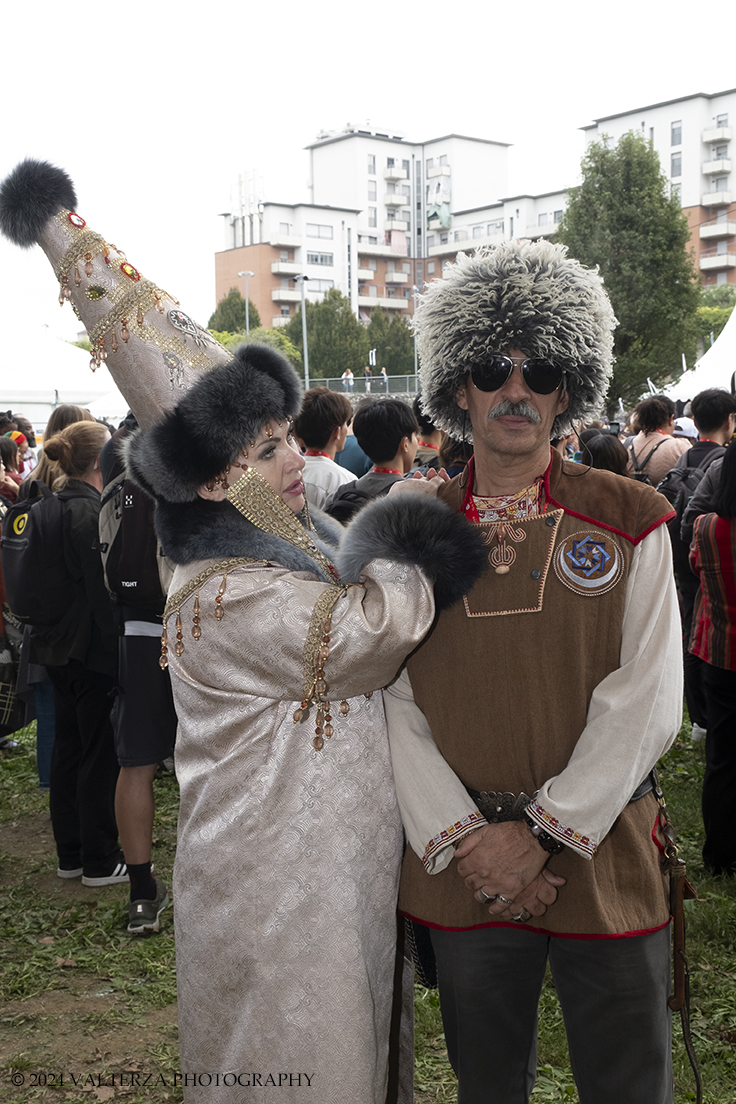 _DSF6242.jpg - 26/09/2024. Torino. Terra Madre Salone del Gusto Ã¨ lâ€™evento mondiale dedicato al cibo buono, pulito e giusto e alle politiche alimentari. Nella foto partecipanti del Kazikhistan