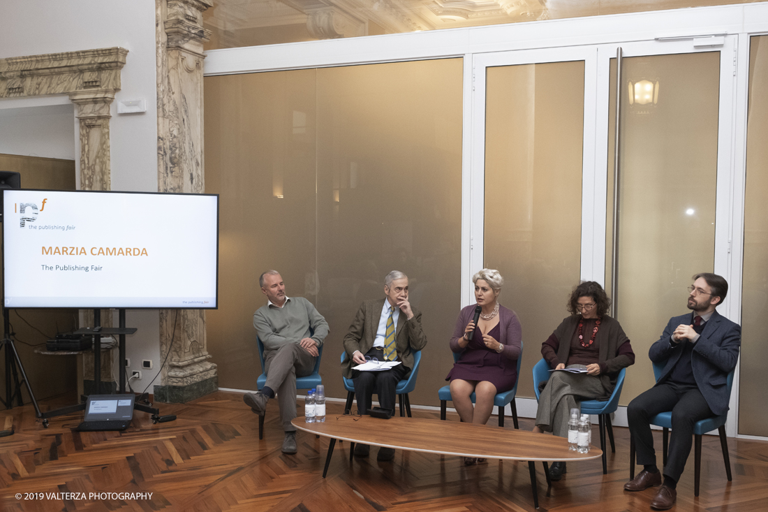 _DSF4422.jpg - 13/11/2019 Primo evento italiano dedicato alla filiera dell'editoria. Nella foto un momento della conferenza stampa.