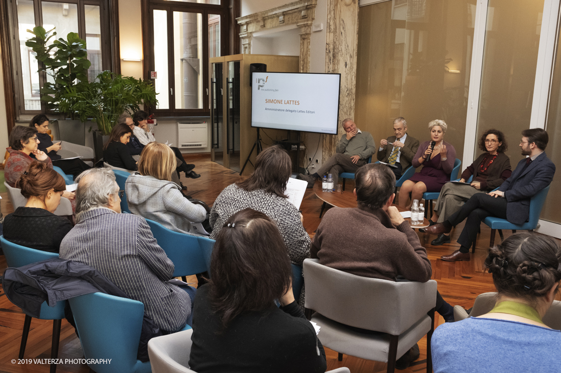 _DSF4452.jpg - 13/11/2019 Primo evento italiano dedicato alla filiera dell'editoria. Nella foto un momento della conferenza stampa.