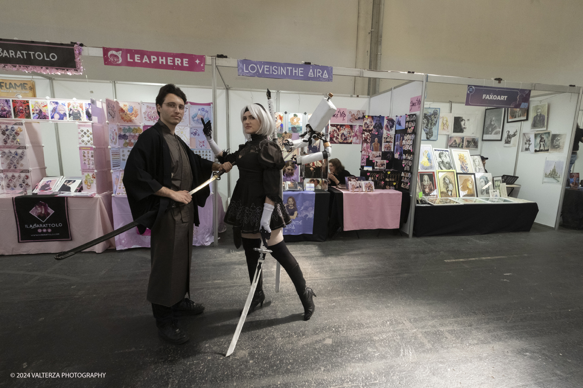 _DSF9271.jpg - 12/04/2024, Torino,..L'evento celebra quest'anno i suoi 30 anni di vita con una edizione speciale  particolarmente ampia. Nella foto cosplayer in visita alla fiera