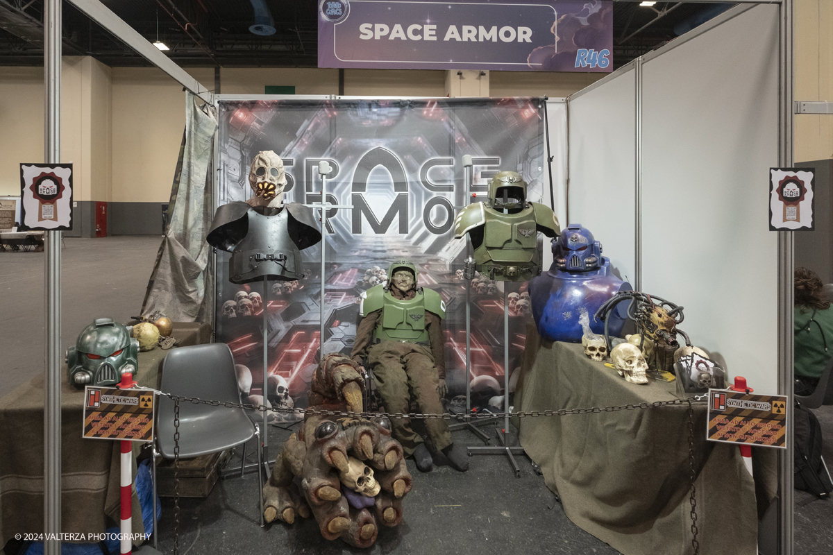 _DSF9435.jpg - 12/04/2024, Torino,..L'evento celebra quest'anno i suoi 30 anni di vita con una edizione speciale  particolarmente ampia. Nella foto lo stand di Space Armor