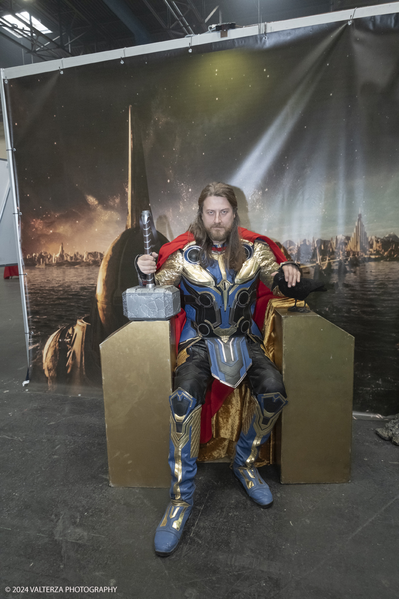 _DSF9691.jpg - 12/04/2024, Torino,..L'evento celebra quest'anno i suoi 30 anni di vita con una edizione speciale  particolarmente ampia. Nella foto The world Avengers, il personaggio di Thor