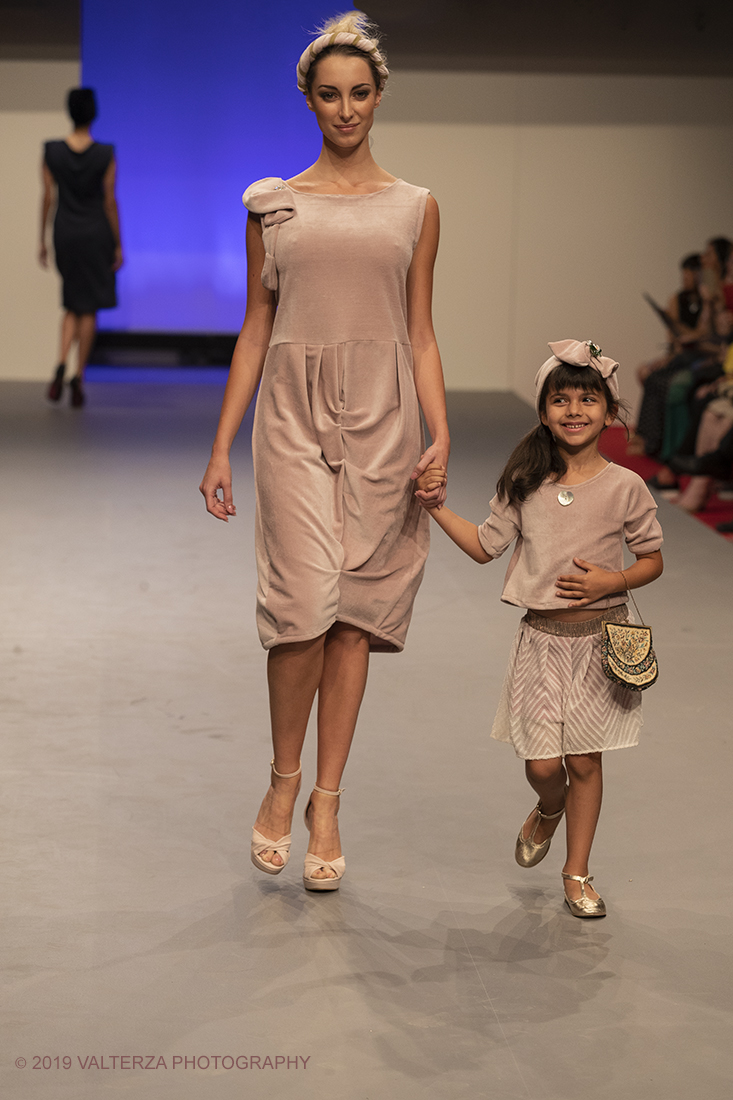 _G3I6677.jpg - 29/06/2019. Torino. Torino Fashion Week 2019, Fahion Show CNA-FEDERMODA. Nella foto creazione/i  Miss Little C