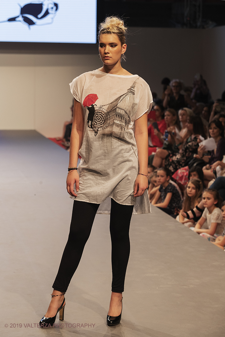 _G3I7738.jpg - 29/06/2019. Torino. Torino Fashion Week 2019, Fahion Show CNA-FEDERMODA. Nella foto creazione/i Lisa Loren