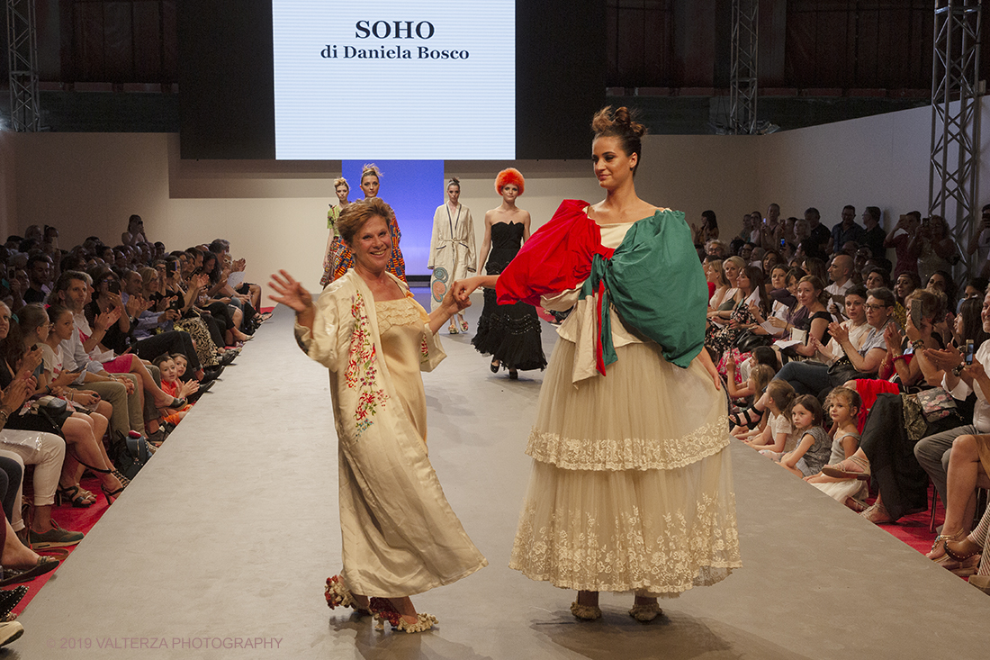 _X9B8997.jpg - 29/06/2019. Torino. Torino Fashion Week 2019, Fahion Show CNA-FEDERMODA. Nella foto creazione/i Soho di Daniela Bosco.