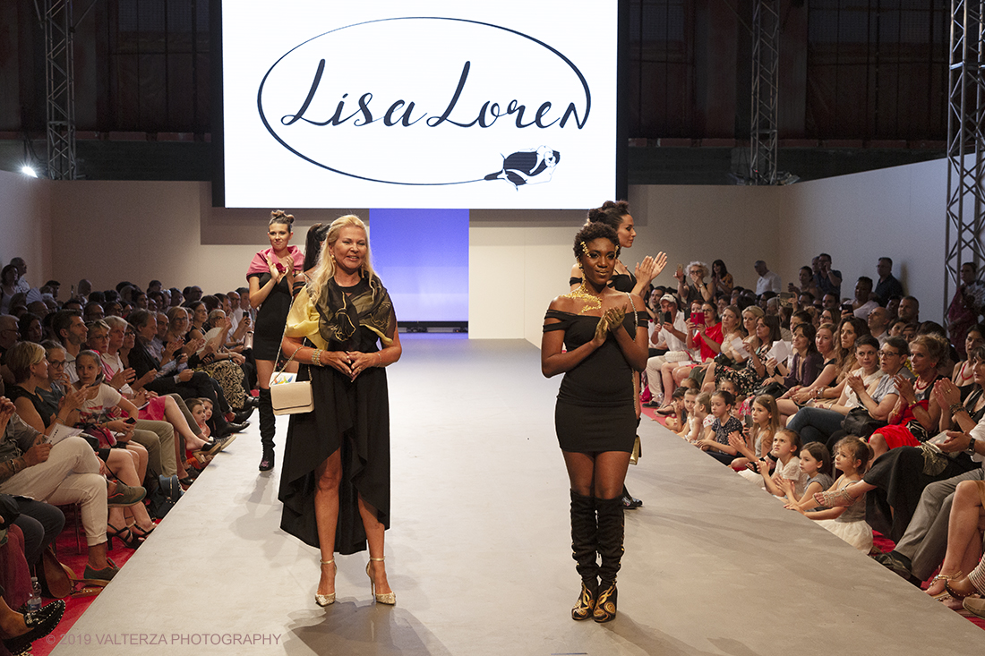 _X9B9014.jpg - 29/06/2019. Torino. Torino Fashion Week 2019, Fahion Show CNA-FEDERMODA. Nella foto creazione/i Lisa Loren