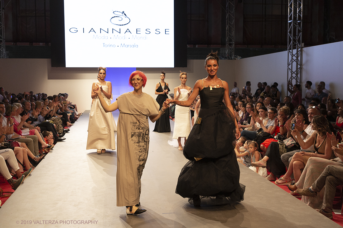 _X9B9390.jpg - 29/06/2019. Torino. Torino Fashion Week 2019, Fahion Show CNA-FEDERMODA. Nella foto creazione/i Giannaesse