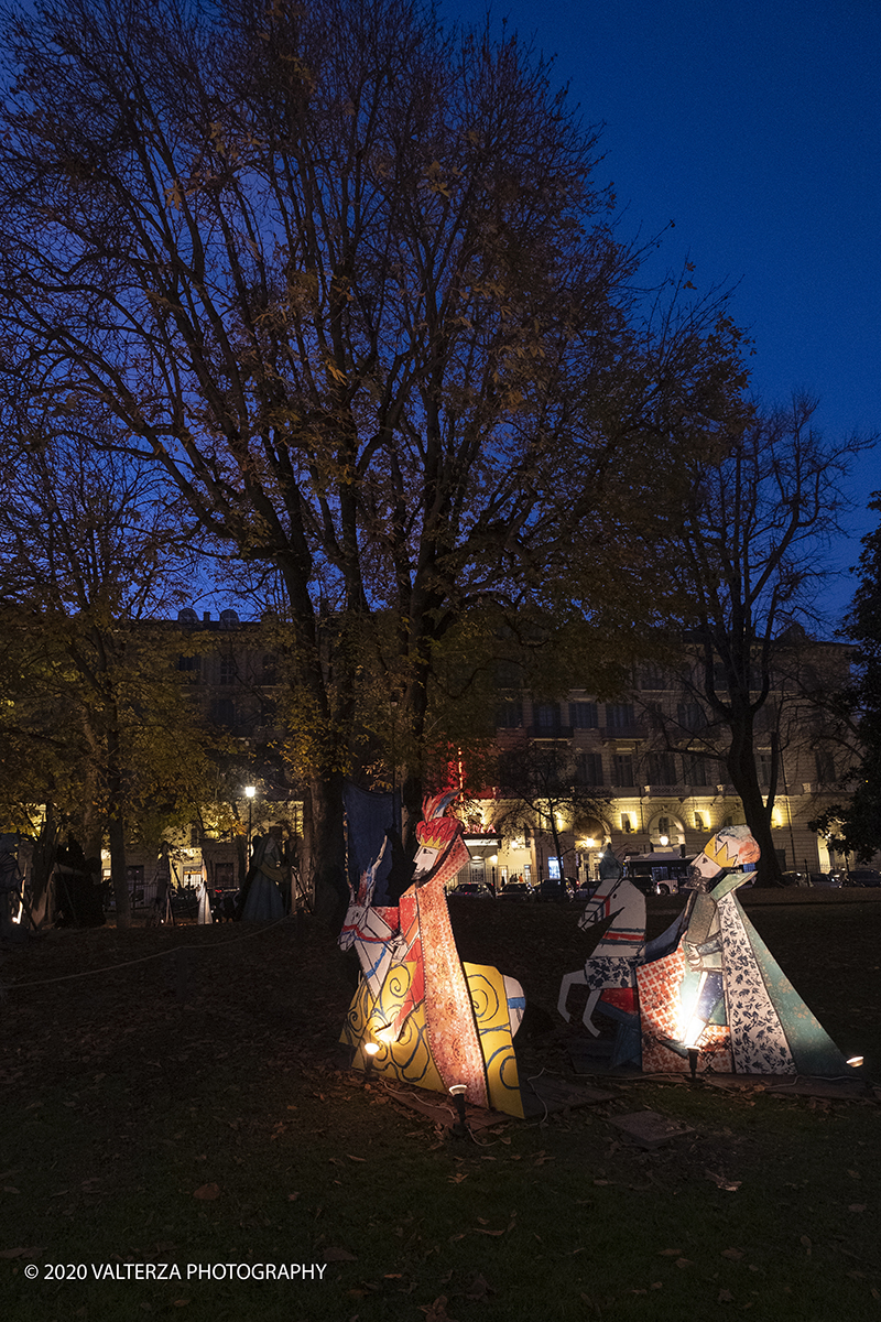 _DSF9090.jpg - 13/12/2020. Torino. Torino si prepara al Natale. Nella foto  il presepe di EmanueleLuzzati ai giardini Sambuy in piazza Carlo Felice