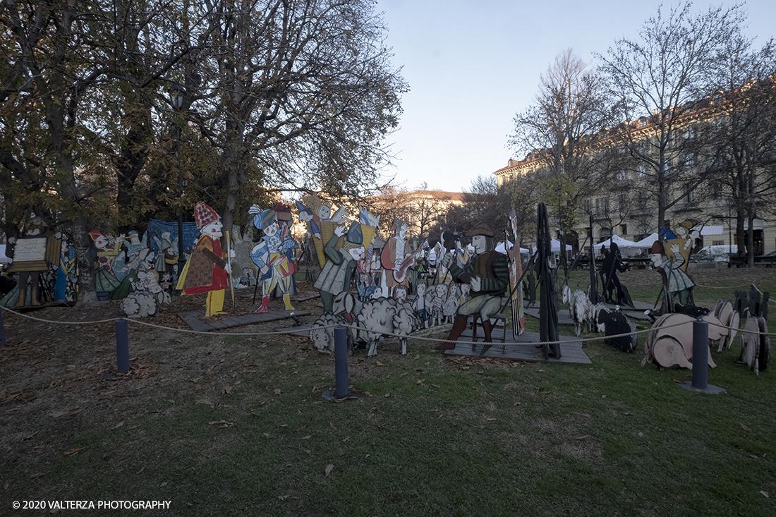 _DSF9537.jpg - 13/12/2020. Torino. Torino si prepara al Natale. Nella foto  il presepe di EmanueleLuzzati ai giardini Sambuy in piazza Carlo Felice