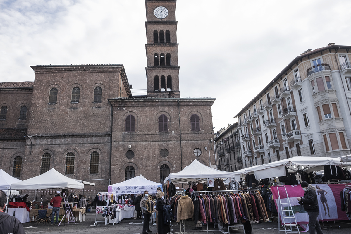 _DSF0282.jpg - 10/01/2021. Torino mercato dell Crocetta. Nella foto il mercato