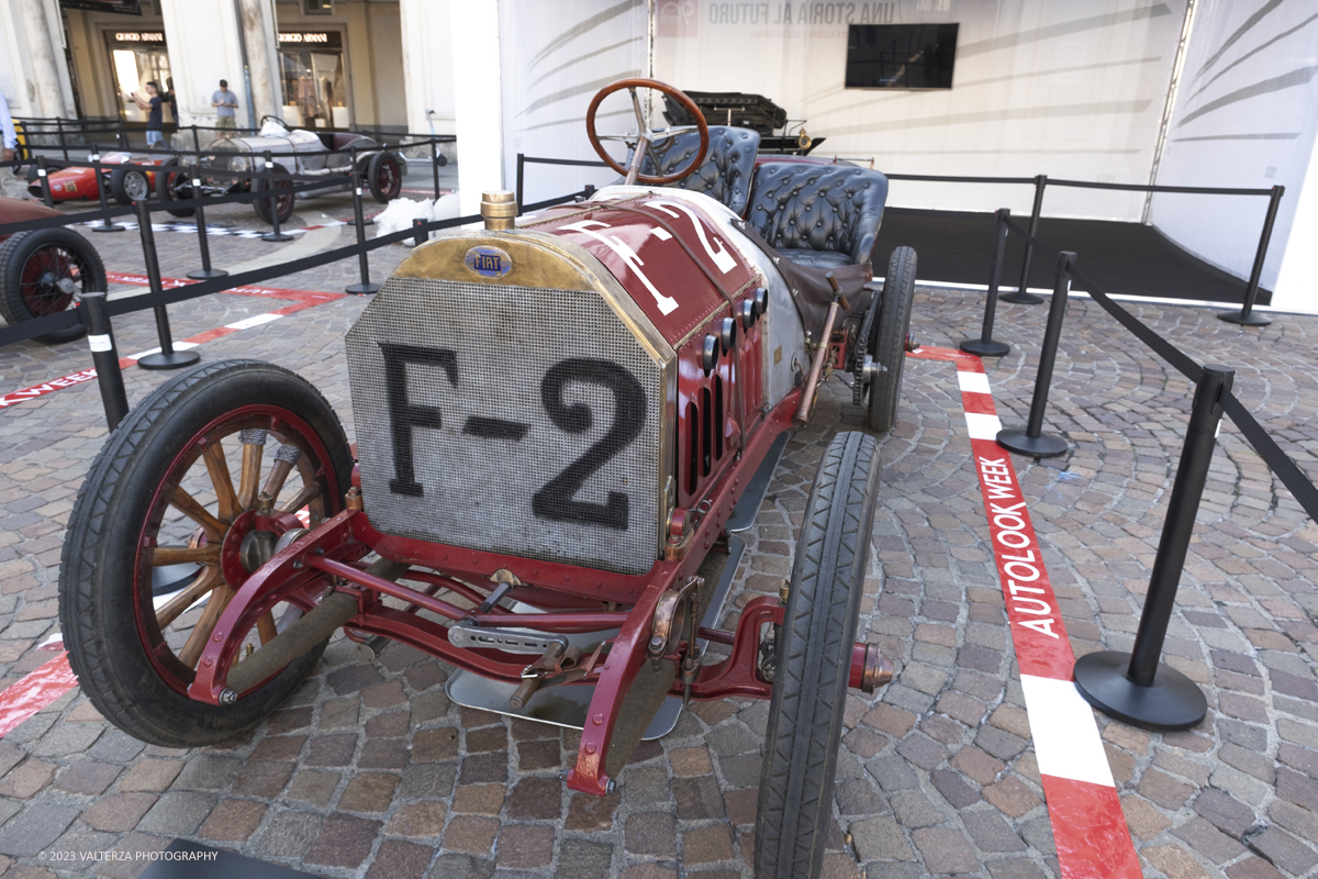 _DSF0425.jpg - 02/09/2023. Torino. Autolook Week Torino Ã¨ il festival che celebra la storia del motorsport e le auto da competizione. Nella foto tra le macchine in mostra FIAT 130 hp, 1907