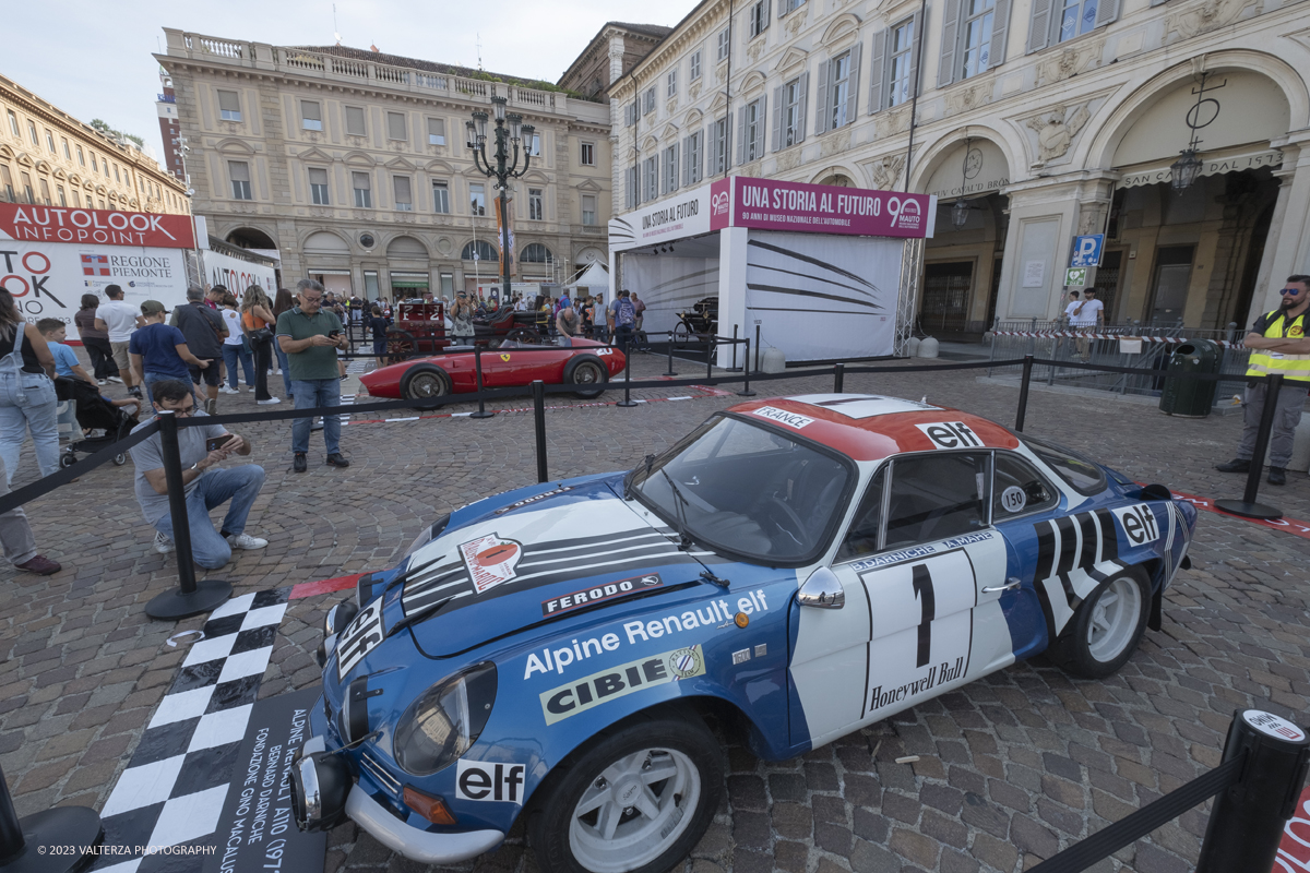 _DSF0808.jpg - 02/09/2023. Torino. Autolook Week Torino Ã¨ il festival che celebra la storia del motorsport e le auto da competizione. Nella foto parte della esposizione delle vetture in piazza San Carlo