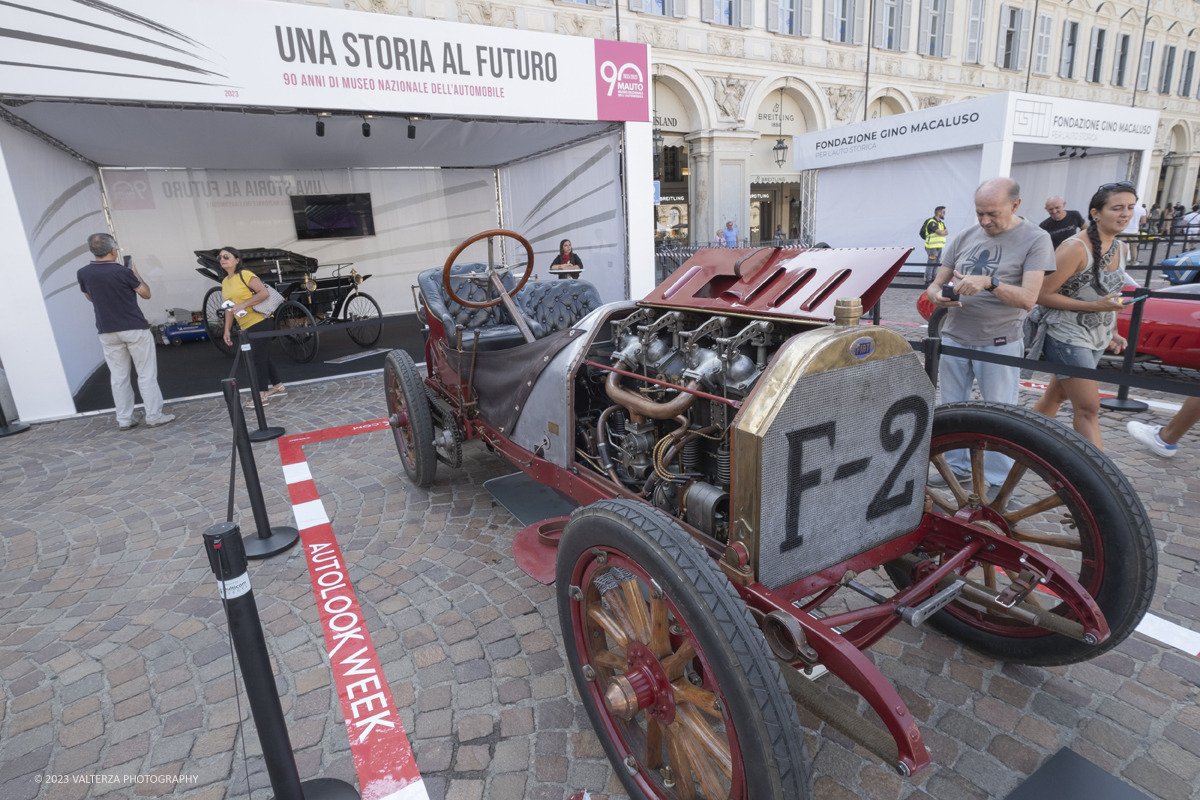 _DSF0817.jpg - 02/09/2023. Torino. Autolook Week Torino Ã¨ il festival che celebra la storia del motorsport e le auto da competizione. Nella foto parte della esposizione delle vetture in piazza San Carlo