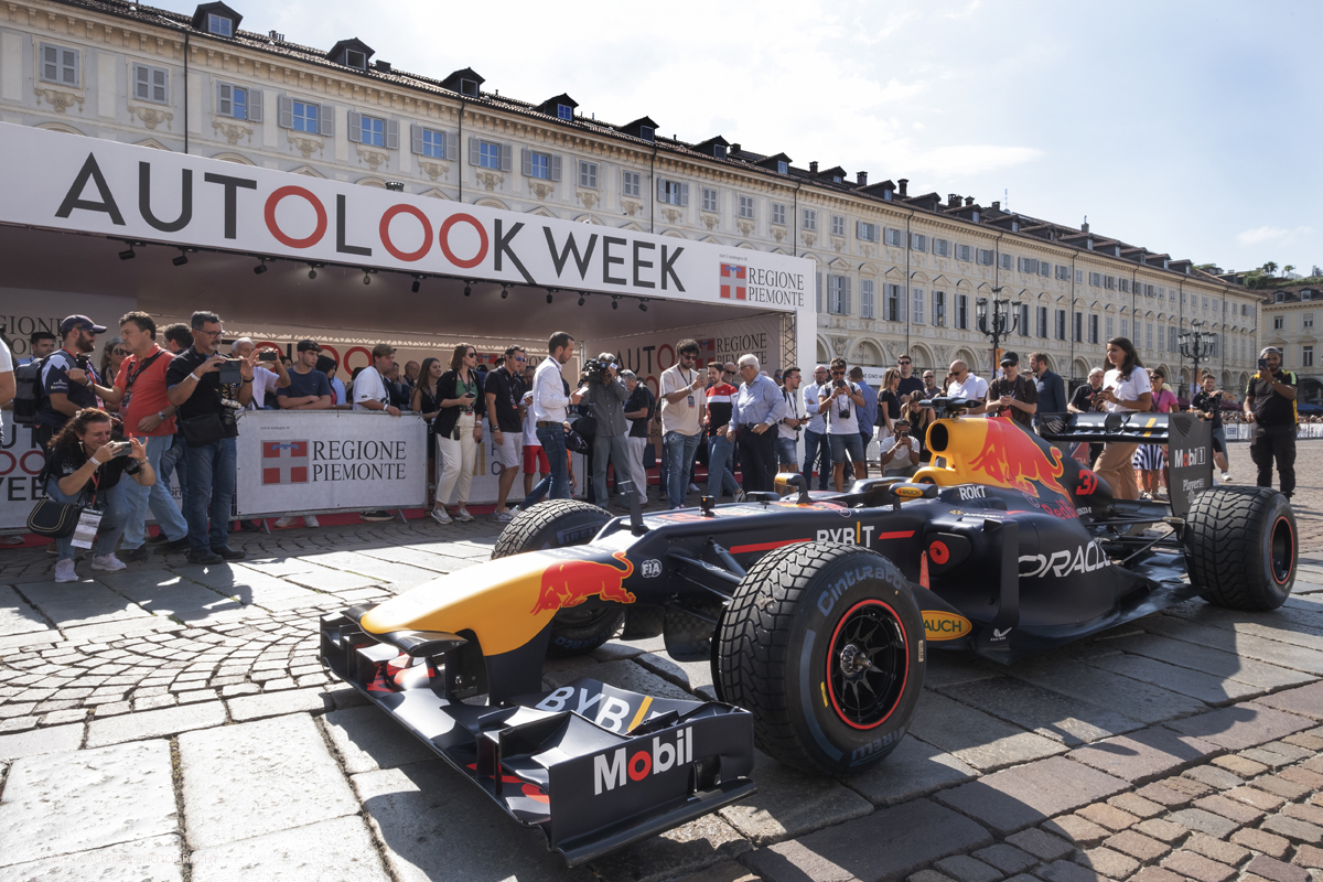 _DSF1100.jpg - 02/09/2023. Torino. Autolook Week Torino Ã¨ il festival che celebra la storia del motorsport e le auto da competizione. Nella foto la Red Bull RB8 , 2012