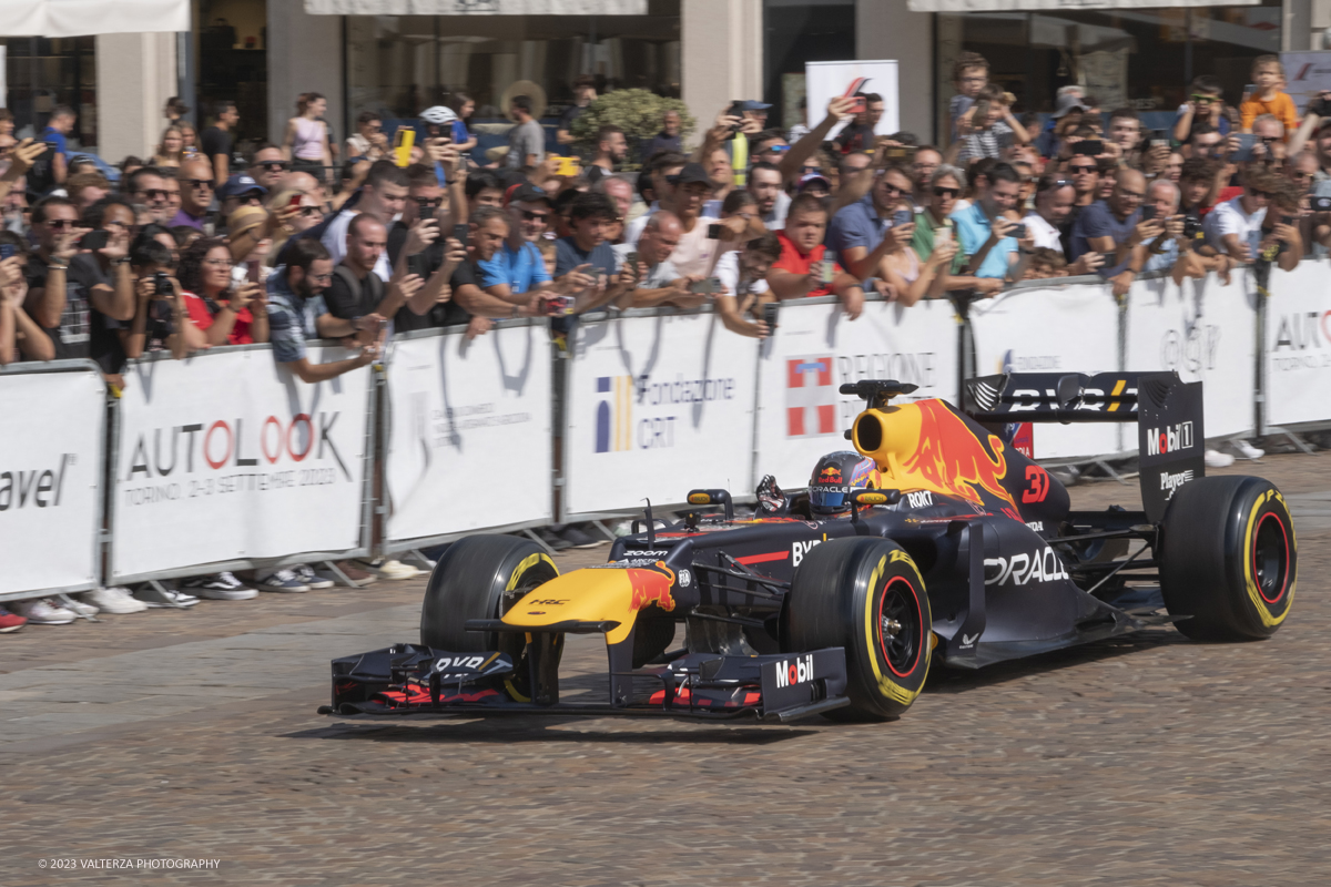 _DSF1572.jpg - 02/09/2023. Torino. Autolook Week Torino Ã¨ il festival che celebra la storia del motorsport e le auto da competizione. Nella foto momenti dell'esibizione della F1 Red Bull RB8