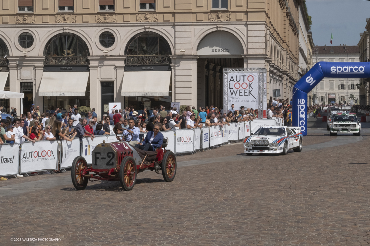 _DSF3113.jpg - 02/09/2023. Torino. Autolook Week Torino Ã¨ il festival che celebra la storia del motorsport e le auto da competizione. Nella foto un momento della parata finale di parte delle vetture esposte.