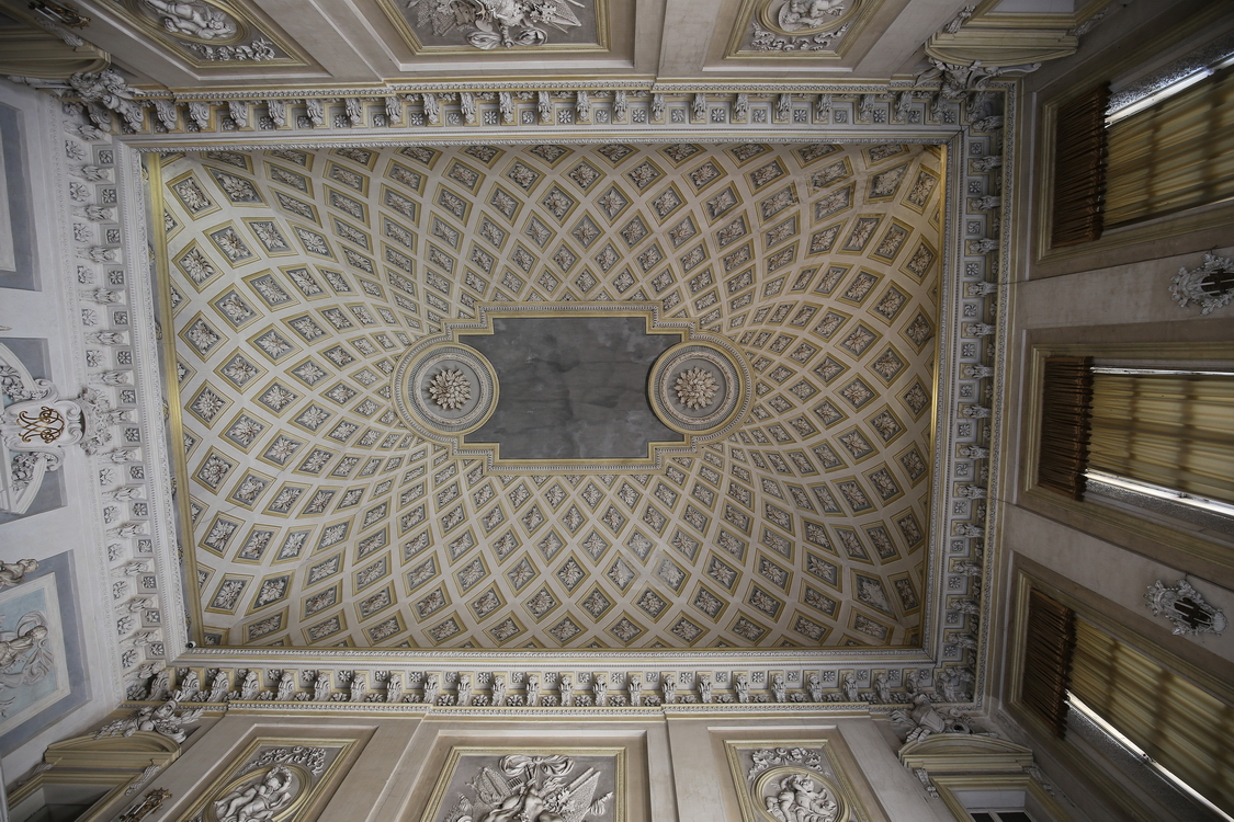 CastelloRacconigi_018.JPG - Salone di Ercole. Particolare del soffitto