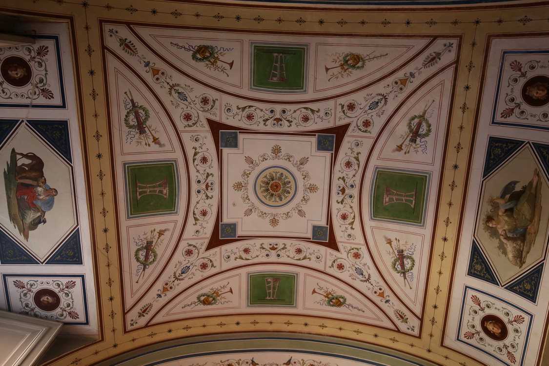 CastelloRacconigi_077.JPG - Galleria degli ospiti  Particolare del soffitto