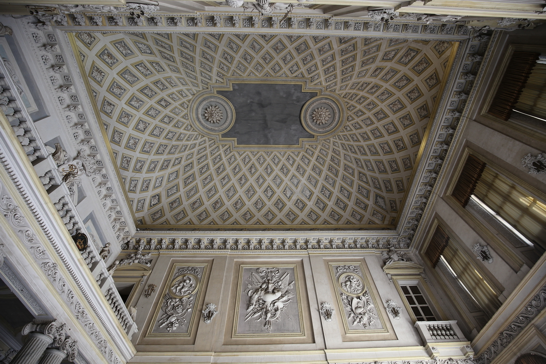 CastelloRacconigi_080.JPG - Salone di Ercole dalla balconata dell'orchestra