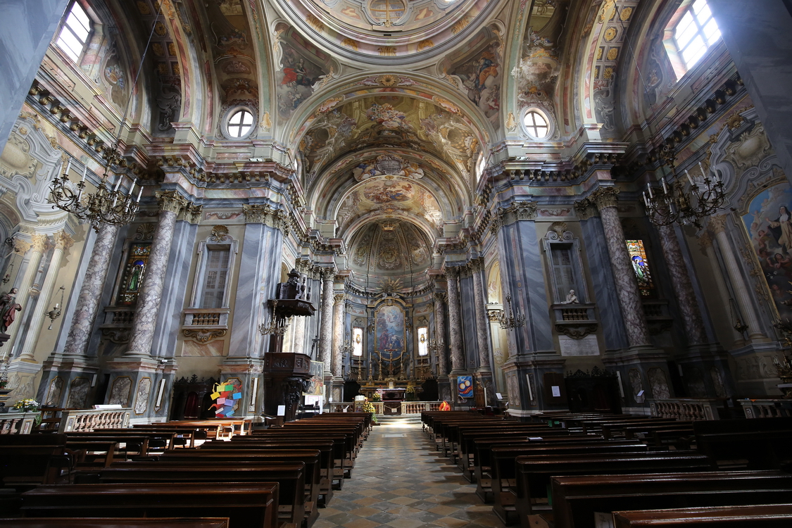 CastelloRacconigi_227.JPG - Chiesa S. Giovanni Battista - Affreschi e decorazioni di P. A. Pozzo