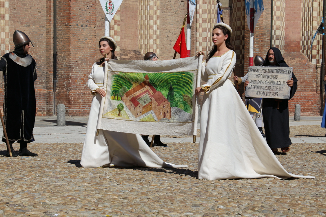 124.JPG - Nizza - Il Re di Francia Carlo VIII soggiorna al Convento francescano della Madonna delle Grazie in Nizza della paglia