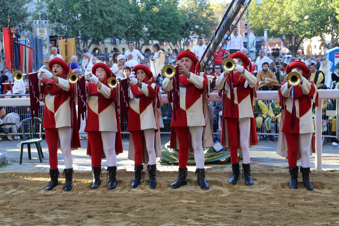 539.JPG - Esibizione degli sbandieratori di Asti