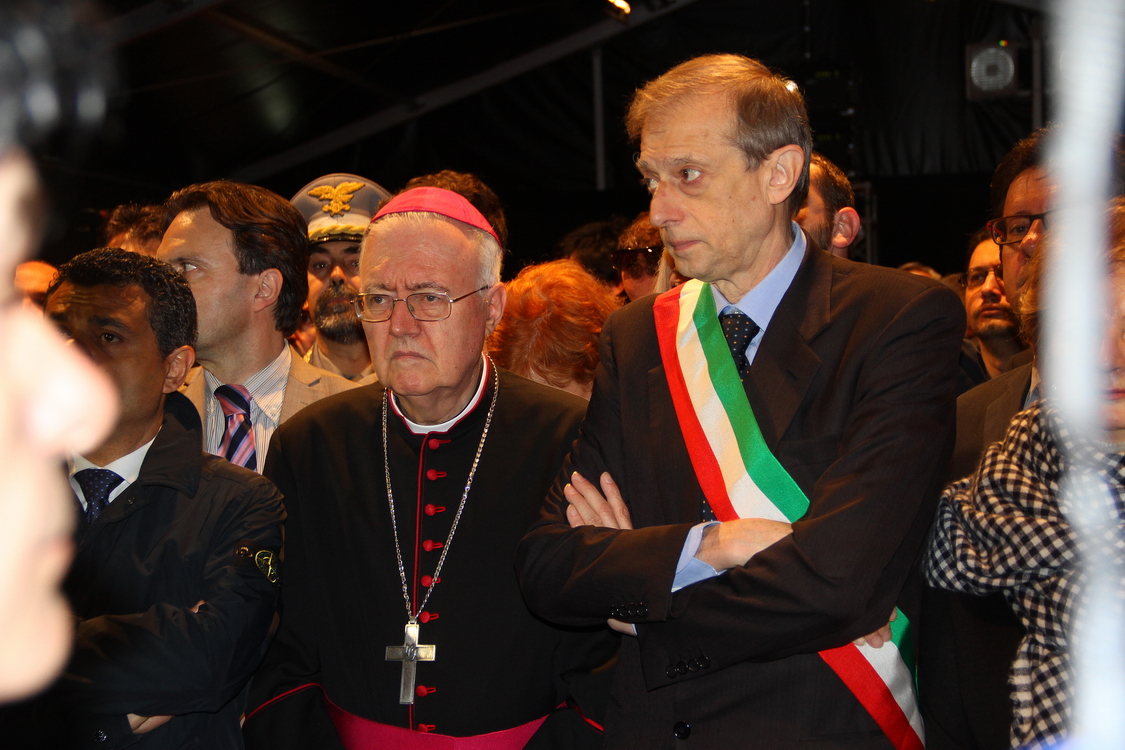 PresentazioneStampa_27.JPG - Monsignor Cesare Nosiglia e Piero Fassino, sindaco di Torino