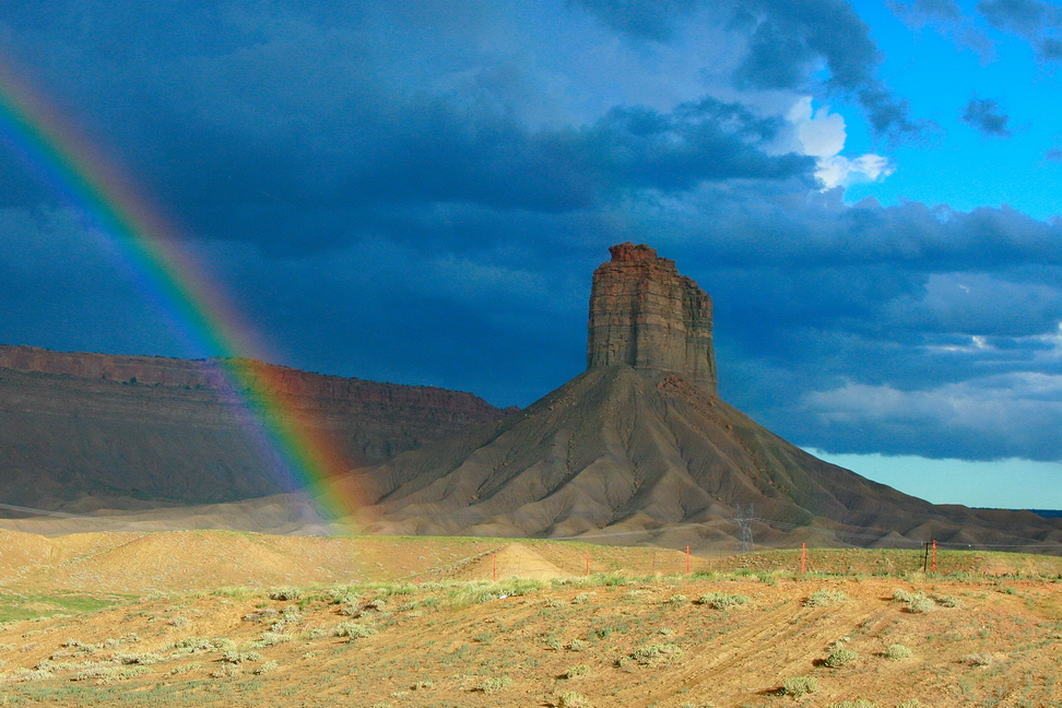 America_055.jpg - Anche il Colorado offre paesaggi sempre mutevoli…come le condizioni atmosferiche.(Colorado)